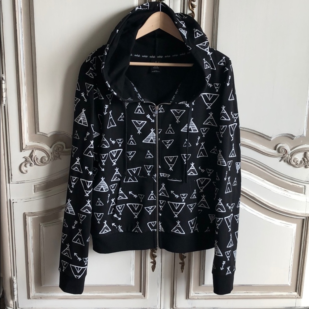Vivilish teepee zip-up hoodie